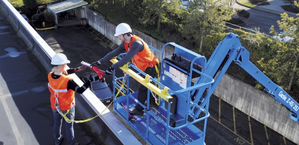 Why the Genie® Fall Arrest Bar Allows Safe Exit and Work Around Access