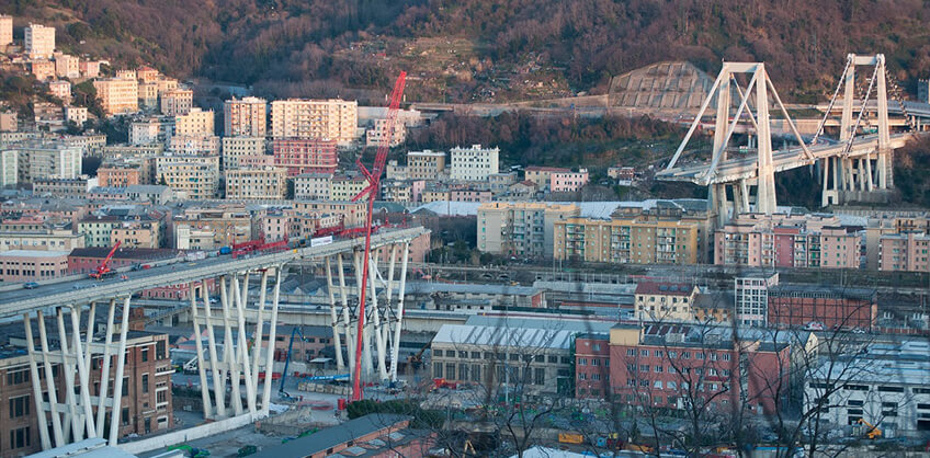 Making Way for Genoa's New Morandi Bridge, Italy