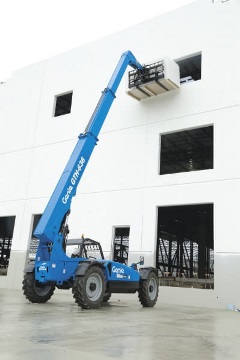 Genie telehandlers are used to work in any terrain conditions