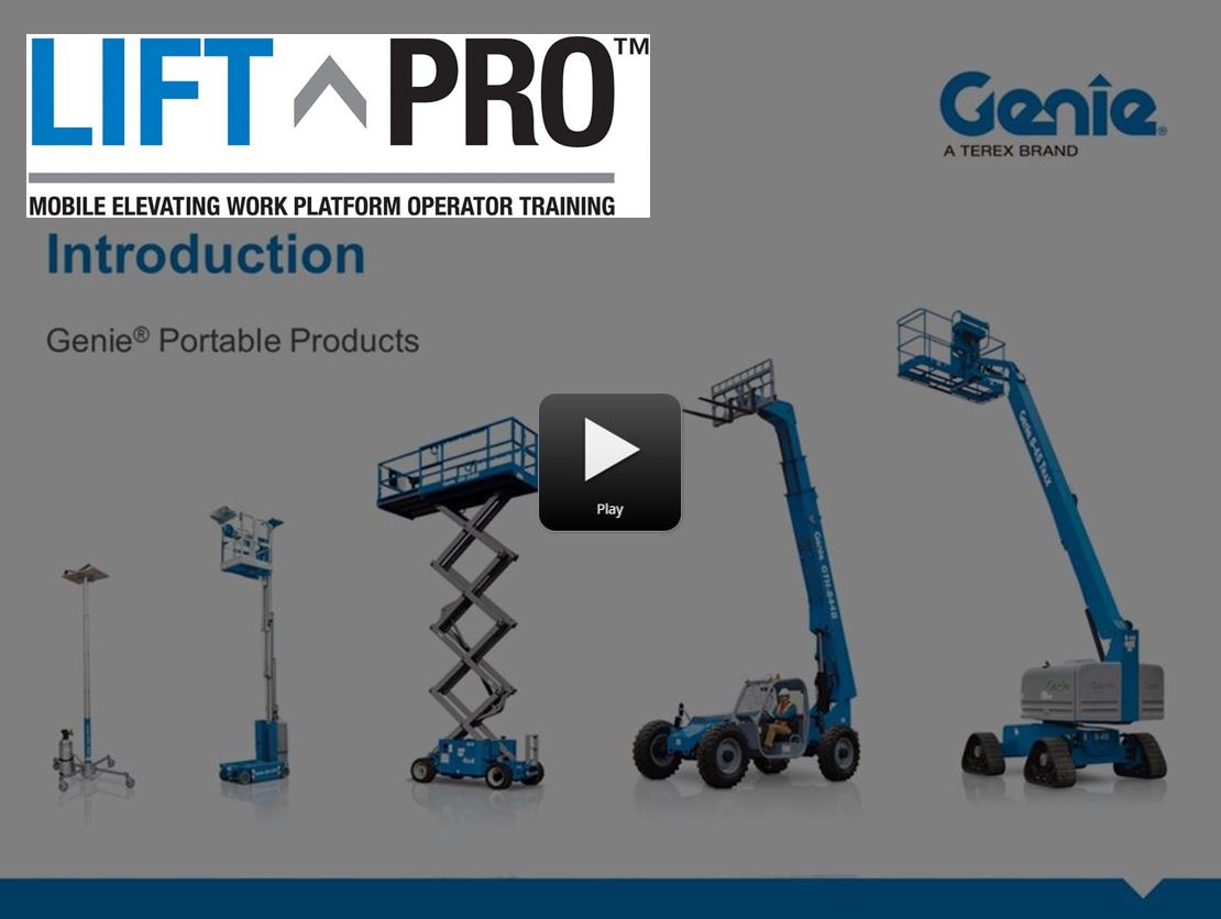 Lift Pro Online Product Training: Intro to Genie History and Portable Products