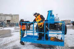 Genie ZX-135/70 articulating boom lift