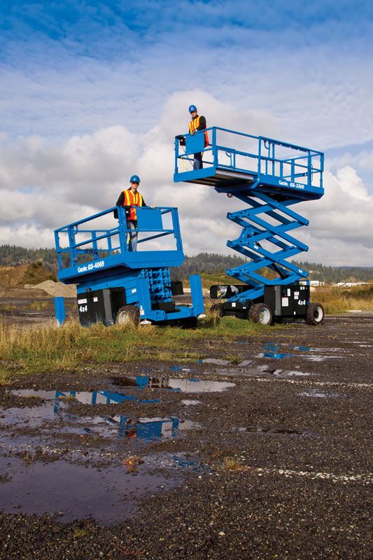 Genie® GS™4069 RT Rough Terrain Scissor Lift