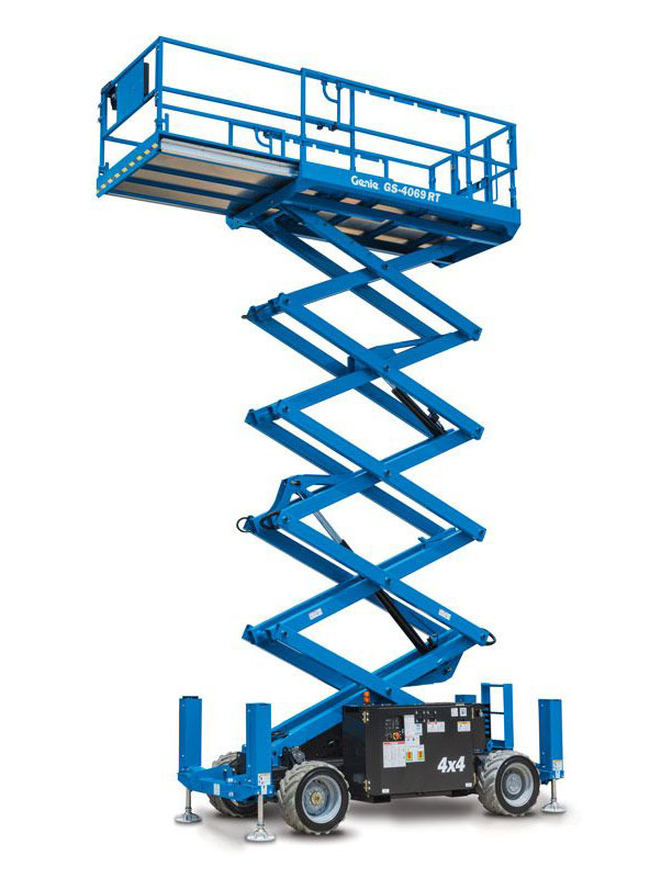 Genie® GS™3390 RT Rough Terrain Scissor Lift