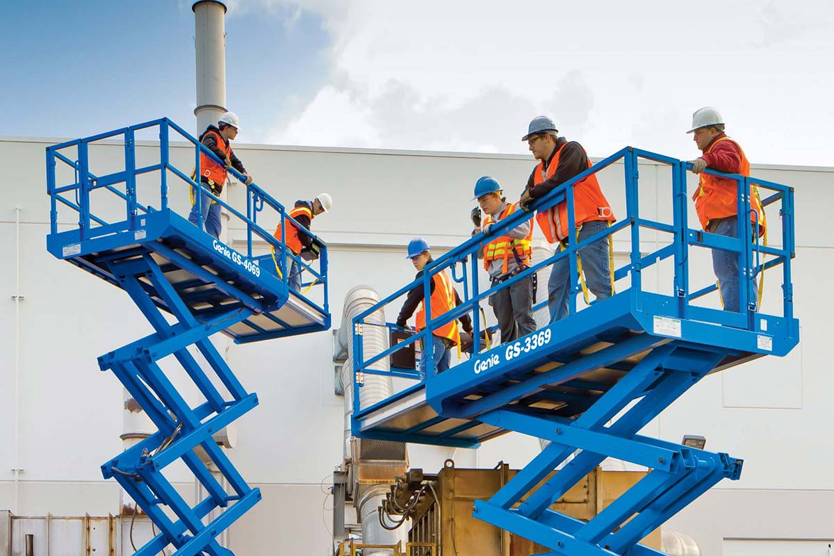 Genie® GS™2669 RT Rough Terrain Scissor Lift