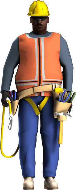Construction Worker Man, B